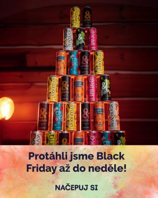 Black Friday jsme protáááhli až do neděle! 🖤 Objednejte si své oblíbené drinky za lepší ceny. 🥂 #BlackFriday #NačepujSi...
