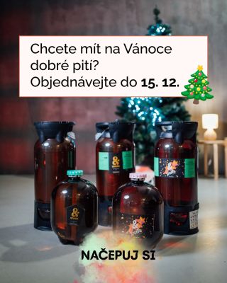 🎅 Ježíšek nosí dárky, my nosíme pití! 🍻 Objednejte si své oblíbené drinky do 15. 12. a doručení máte jisté ještě před...
